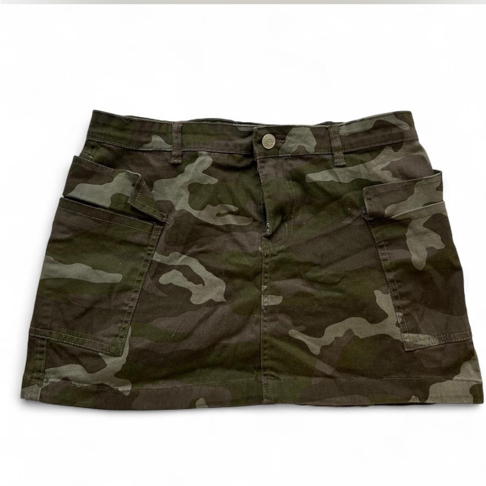 Refuge Olive Camouflage Skirt
